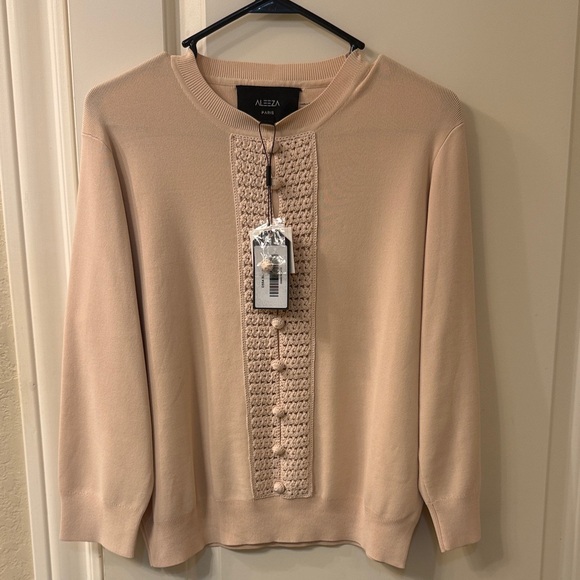 Aleeza Paris Sweaters - Aleeza Paris Women's Blush Sweater